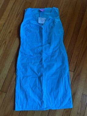 Suzanne Somers Lined Lightweight Flattering Sleeveless Dress Size 8